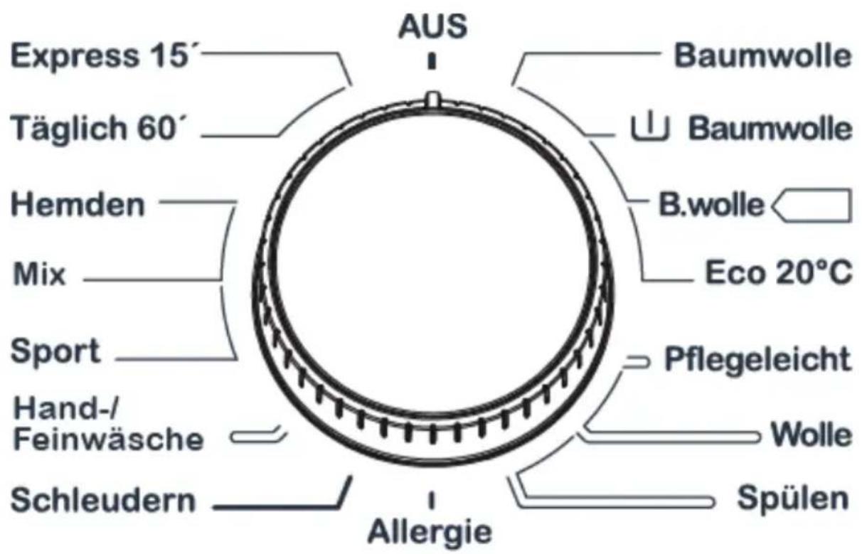AUS Express 15' Täglich 60' Hemden Mix Sport Hand-/Feinwäsche Schleudern Allergie Baumwolle Baumwolle B.wolle Eco 20°C Pflegeleicht Wolle Spülen