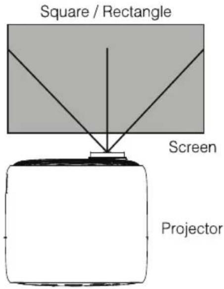Square / Rectangle Screen Projector