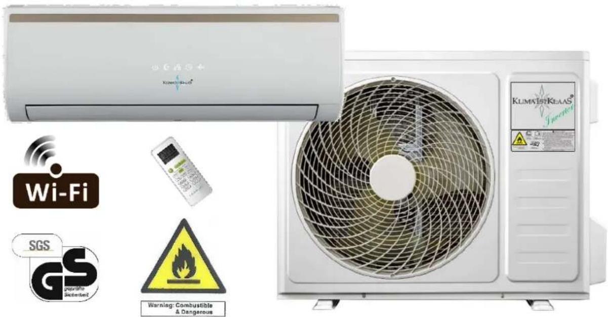 Klimäst Keas® Wi-Fi SGS gsürliche Sicherheit Warning: Combustible & Dangerous KlimästKeas® järther