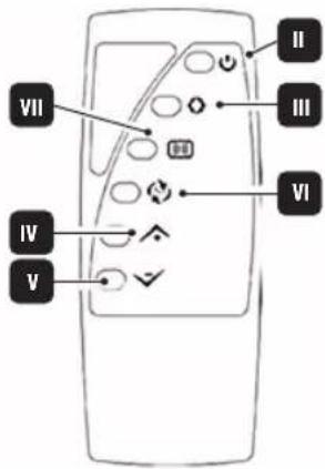 VII II III VI IV V