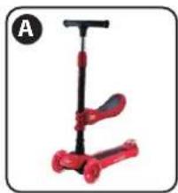 SereneLife Infinity 3 SLKS47 - SCOOTER DISASSEMBLE - 1