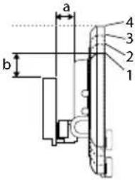 KENWOOD DMX9720XS - ●Distance between the display unit and the main unit - 2