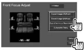 Front Focus Adjust Result Image (Default) Result Image (Unsure) Result Image (Noise Level) Sub-meter Data Delay Layer 1