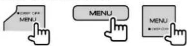 KENWOOD DMX5019BT - Display the pop-up short-cut menu. - 1