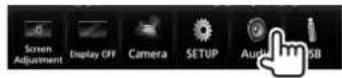 KENWOOD DDX9016S - ☐ Setting the car type/speakers/crossover frequency - 3