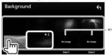 Background *-2 No Image No Image *1 User 1 User 2