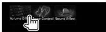 KENWOOD DDX9016S - ☐ Adjusting the volume output according to different sources - 1