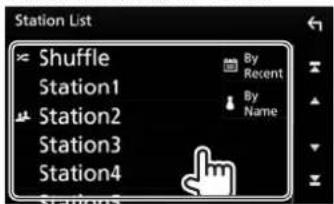 Station List × Shuffle Station1 Station2 Station3 Station4 By Recent By Name
