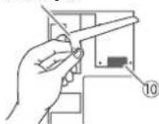 KENWOOD DDX9016S - When installing the antenna cable inside a front pillar that contains an air bag - 7