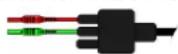 Megger MFT1815 - Alternativ: Verwendung des Netzsteckerkabels SAI10: - 2