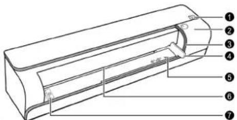 Technical diagram of a car air duct with numbered components for identification