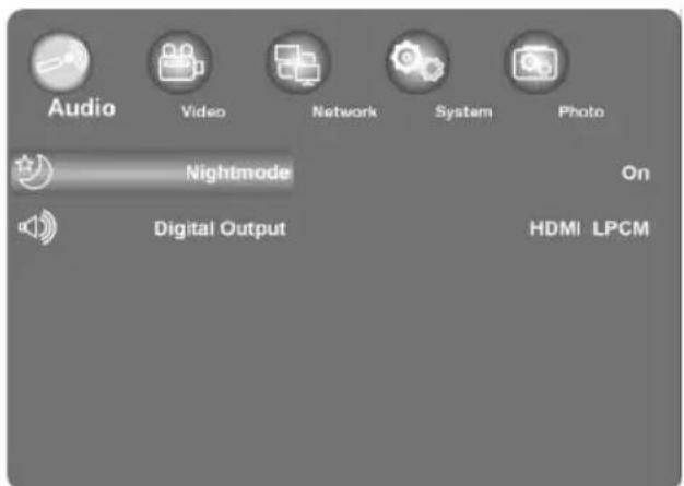 Audio Video Network System Photo Nightmode On Digital Output HDMI LPCM
