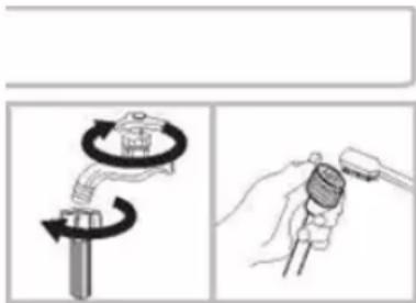 Becken BWD4348 - Washing the filter in the tap - 1