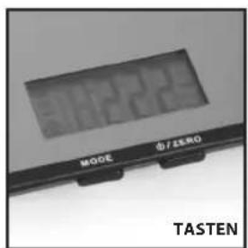 MODE Φ / ZERO TASTEN