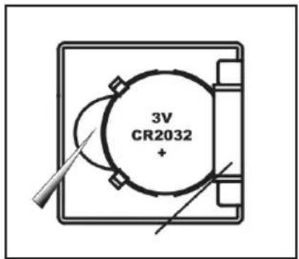 3V CR2032 +