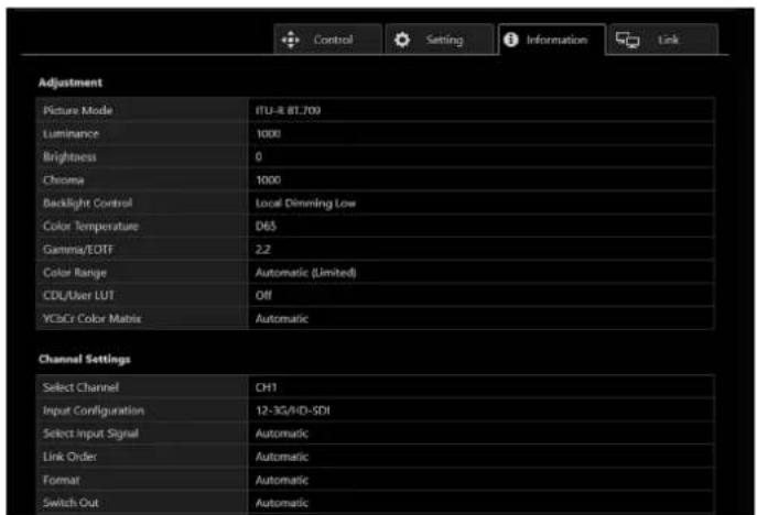 CANON DP-V2730 - [Information]-Bildschirm - 1