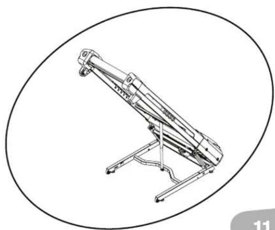 Schwinn 830 - Fold the Walking Deck on the Base Assembly - 4