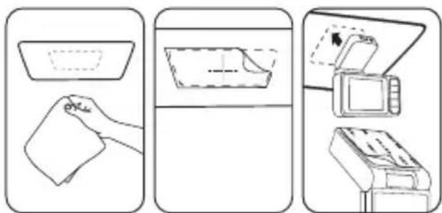 Navitel MSR300 GPS - Mit einem 3M-Klebeband: - 2