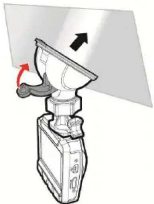 HP f335 - Mount to Windshield - 2
