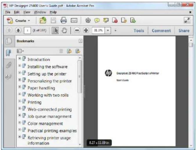 HP DesignJet Z5600PS - Drucken in Adobe Acrobat - 1