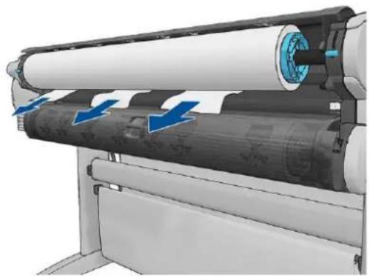 HP DesignJet Z5600PS - Das Papier hat sich gestaut - 7