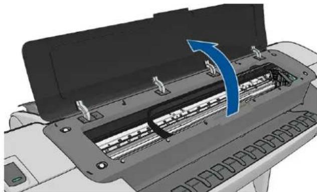 HP DesignJet Z5600PS - Reinigen des Tropfendetektors - 3