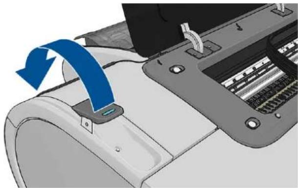 HP DesignJet Z5600PS - Das Papier hat sich gestaut - 4