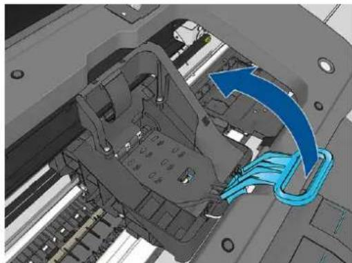 HP DesignJet Z2600PS - Herausnehmen eines Druckkopfs - 6