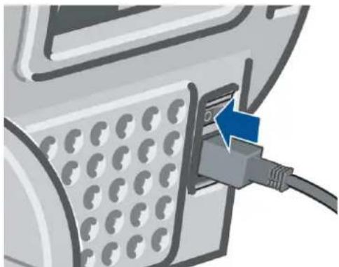 HP DesignJet Z2600PS - Ein- und Ausschalten des Druckers - 3