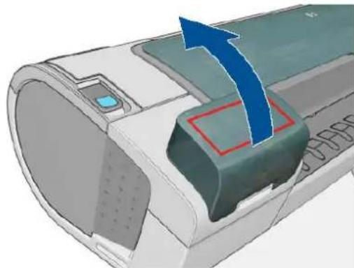 HP DesignJet Z2600PS - Herausnehmen einer Tintenpatrone - 3