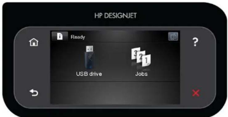 HP DESIGNJET Ready USB drive Jobs