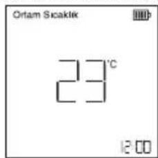 Ortam Sicaklik 23°C 12:00