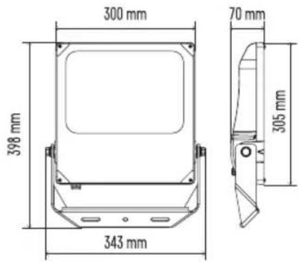 300 mm 70 mm 398 mm 343 mm 305 mm