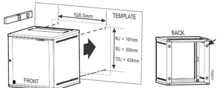 526.5mm TEMPLATE 6U = 167mm 9U = 300mm 12U = 434mm FRONT BACK 125mm