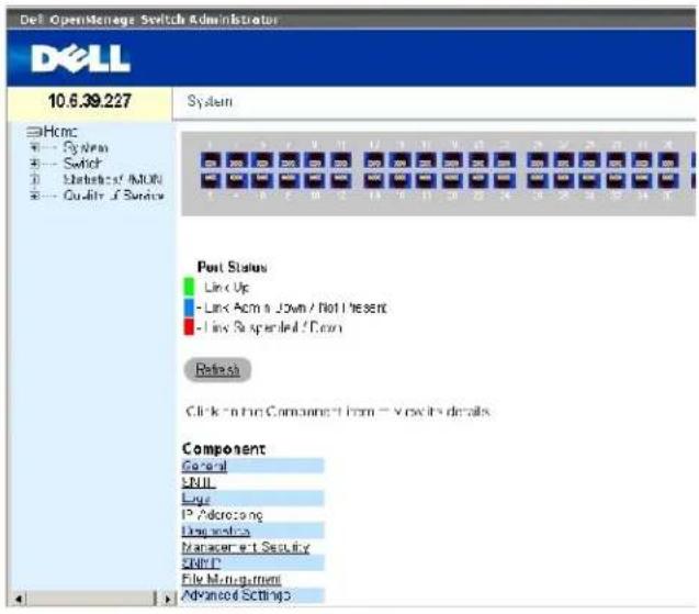 DELL PowerConnect 3424P - Konfigurieren von Systeminformationen - 1