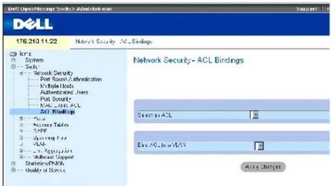 DELL PowerConnect 3424P - Konfigurieren von ACL-Bindungen - 1