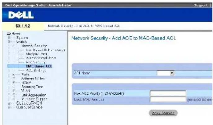 DELL PowerConnect 3424P - Definieren MAC-basierter ACLs - 1