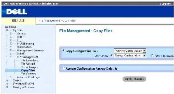 DELL PowerConnect 3424P - Kopieren von Dateien - 1