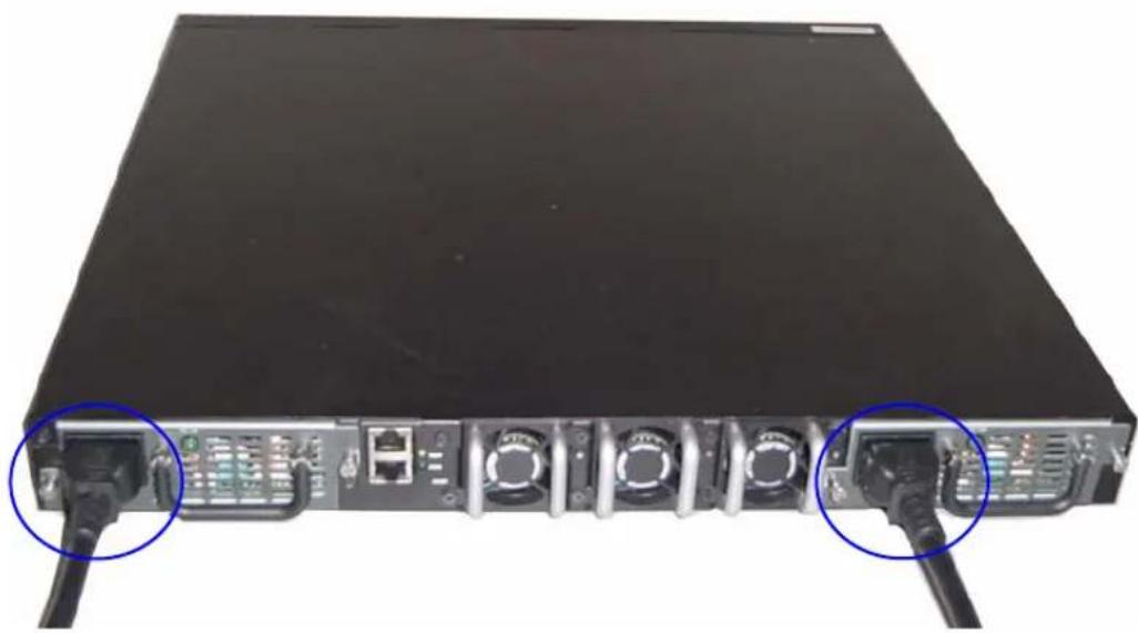 DELL PowerConnect 8024F - Menghubungkan Switch ke Catu Daya - 3