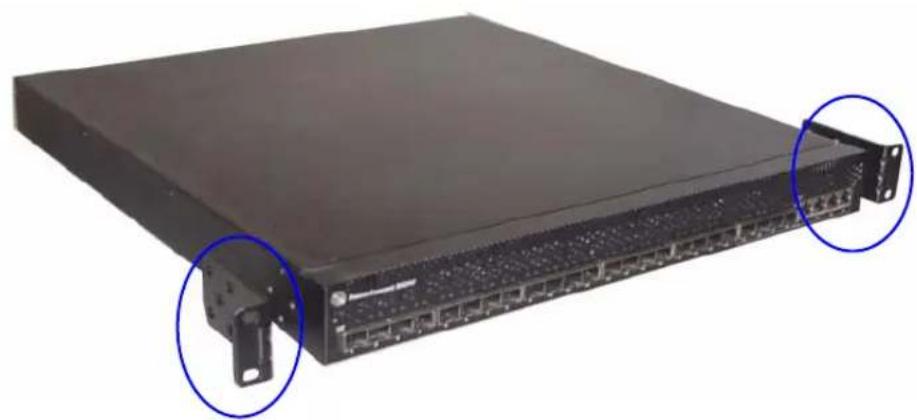 DELL PowerConnect 8024F - 在机架中安装 - 1