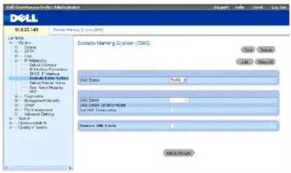 DELL Domain Naming System (DNS) 16.025.146 Domain Naming System (DNS) Domain Naming System (DNS) DNS Status Default DNS Status DNS CNTS SETTLE NAME DNS CNTS NAME Domain DNS Status ANSU/ANSU ANSU/ANSU