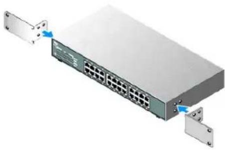 DELL PowerConnect 2324 - Installieren des Switches in einem Rack - 2