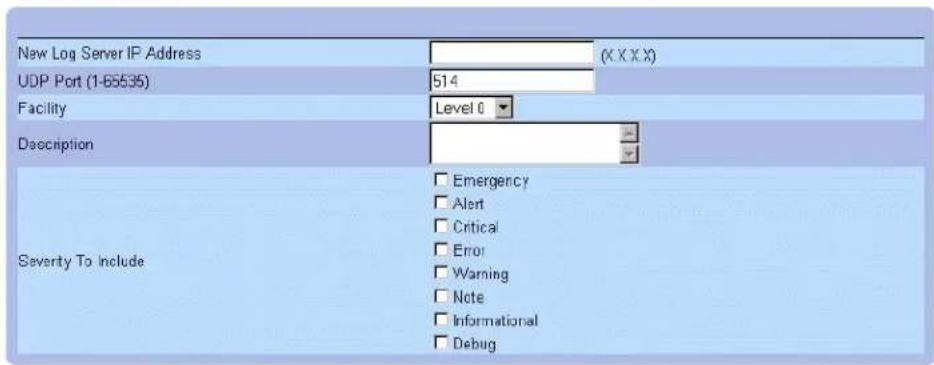 DELL PowerConnect 3348 - Add a Log Server - 1