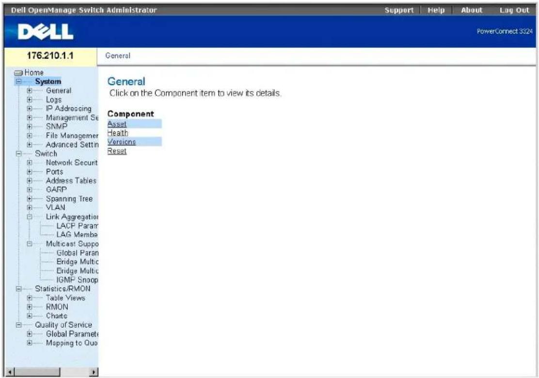 DELL PowerConnect 3348 - Definieren allgemeiner Geräteinformationen - 1