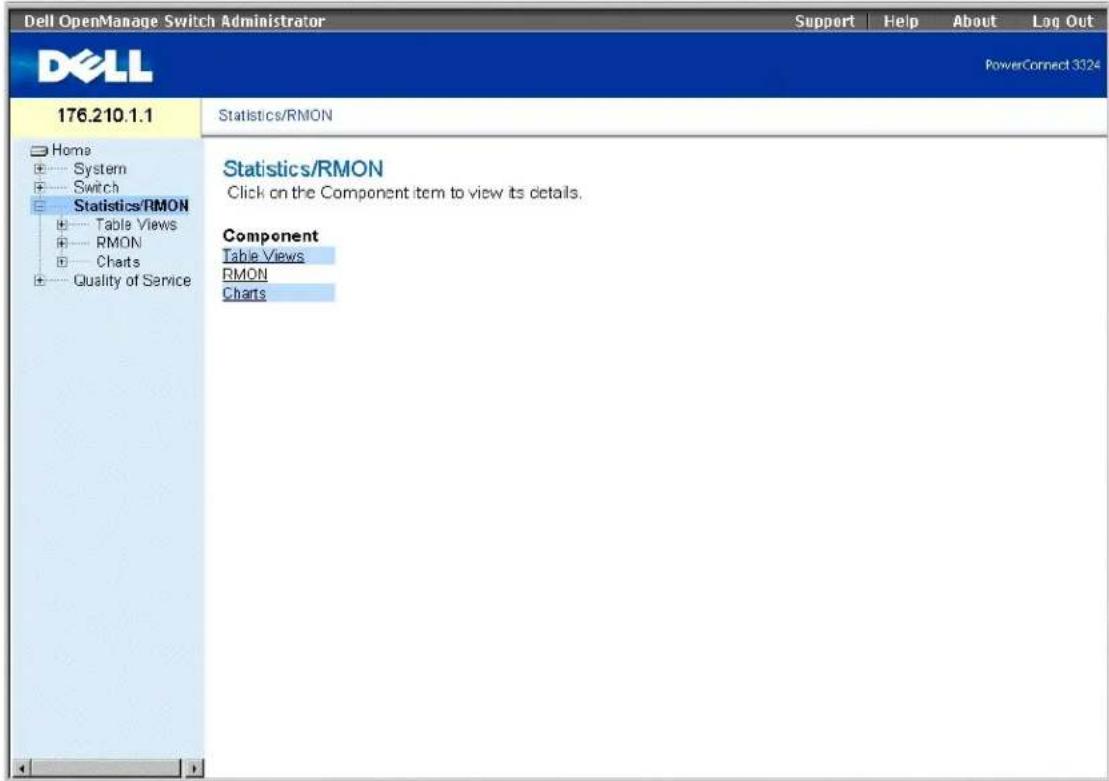 DELL PowerConnect 3348 - Anzeigen von Statistiken - 1