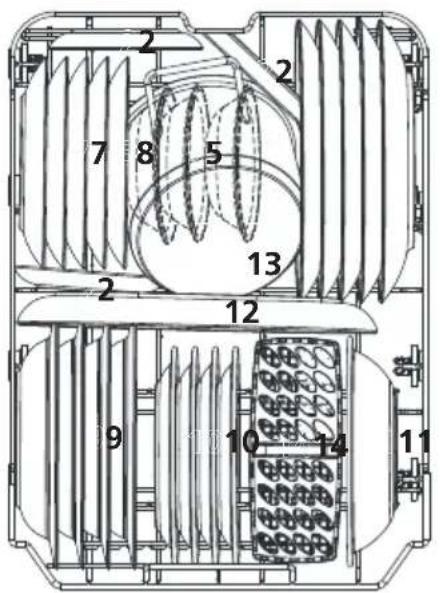 Technical diagram of a mechanical or electrical device with numbered components, likely a valve or pump assembly.