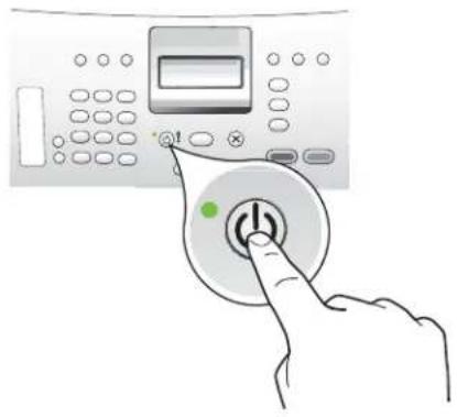 HP Officejet 4350 All-in-One - Einschalten und Konfigurieren des Geräts - 1