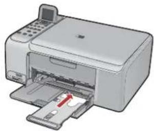 HP Officejet C4100 - Fotoğraf kağıdı yükleyin Τοποθέτηση φωτογραφικού χαρτιού - 3
