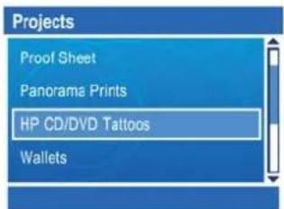 Projects Proof Sheet Panorama Prints HP CD/DVD Tattoos Wallets