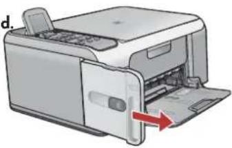 HP Officejet C4100 - Fotoğraf kağıdı yükleyin Τοποθέτηση φωτογραφικού χαρτιού - 1